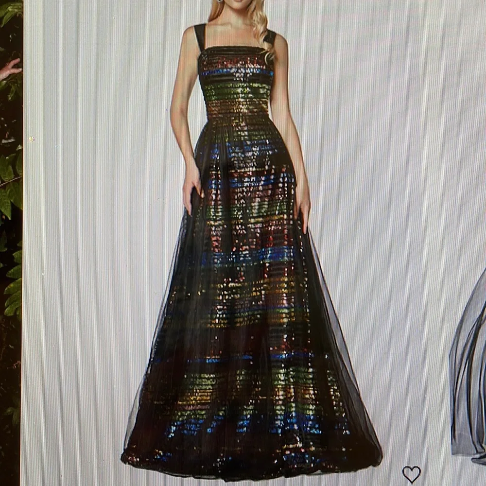 Multi-Colored Sequin Gown by Cinderella Devine - Picture 1 of 6
